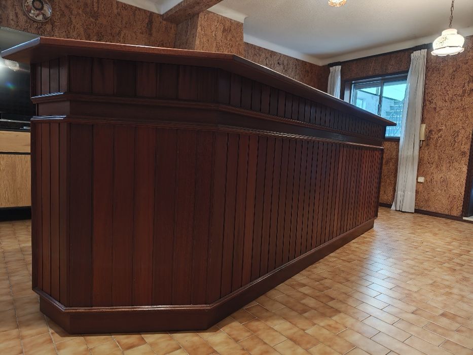 Mesa de bar\balcão de bar\bar em madeira