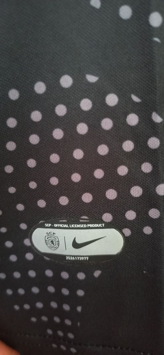 Camisolas pretas do Sporting S a XXL
