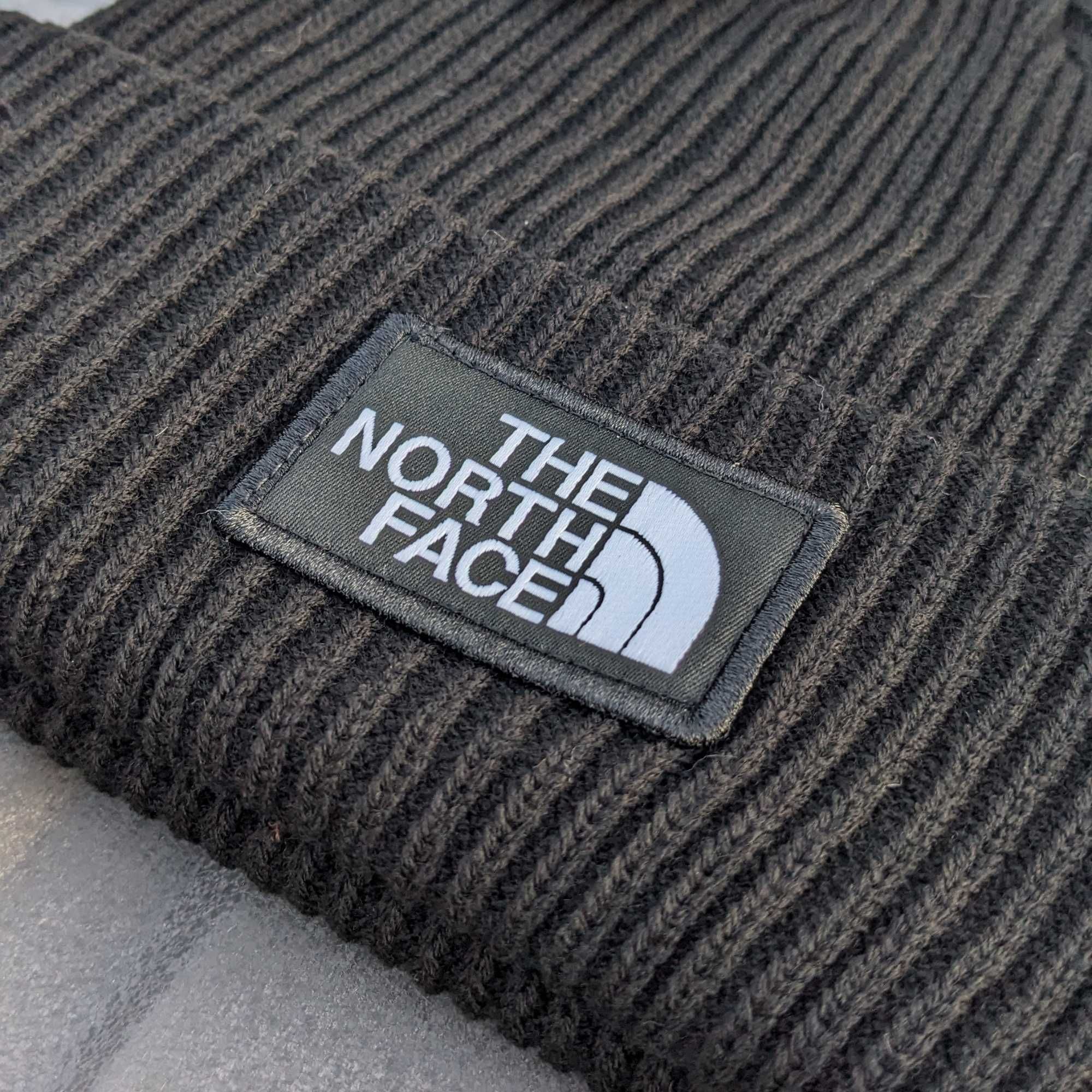 Шапка The North Face, шапка TNF, зимова шапка ТНФ, чоловіча шапка, tnf