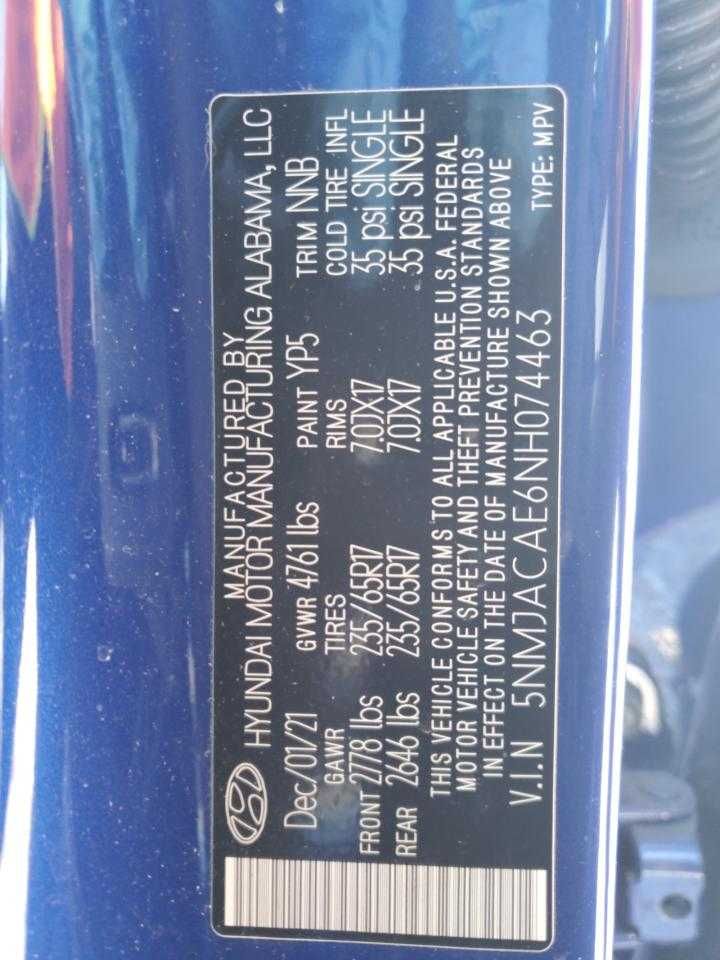 2022 Hyundai Tucson SE