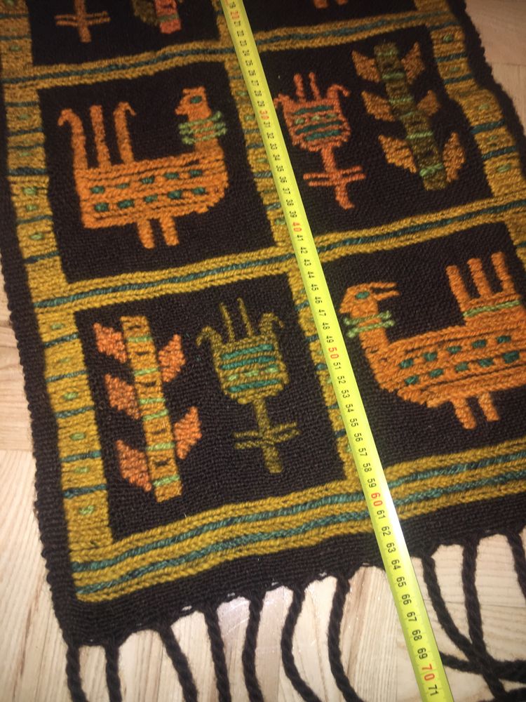 Cepelia kilim Zakopane PRL tatry vintage sumak Ptaki kwiaty rekodzielo