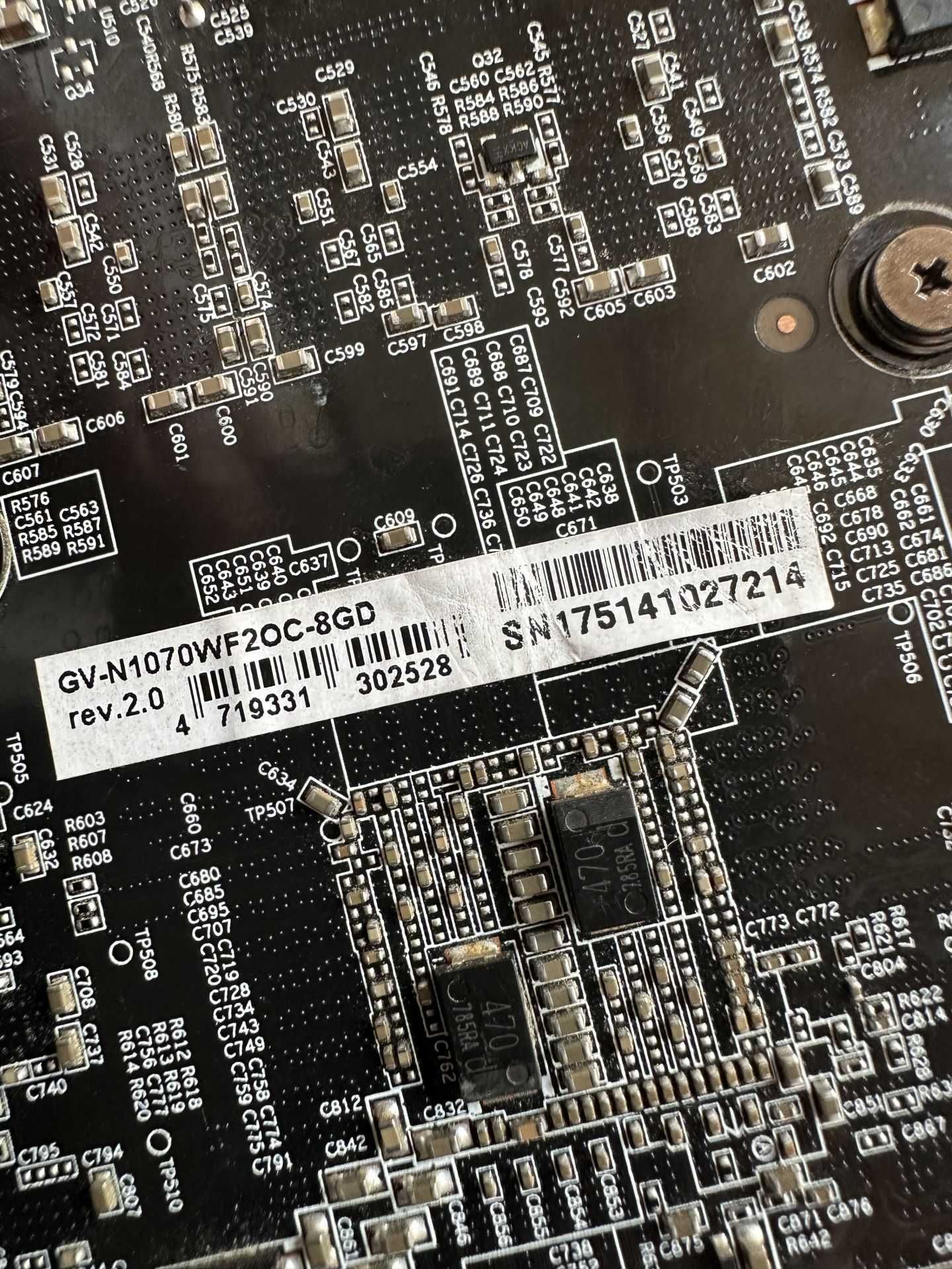 Відеокарта GeForce GTX 1070 WINDFORCE OC 8GB DDR5 256-bit