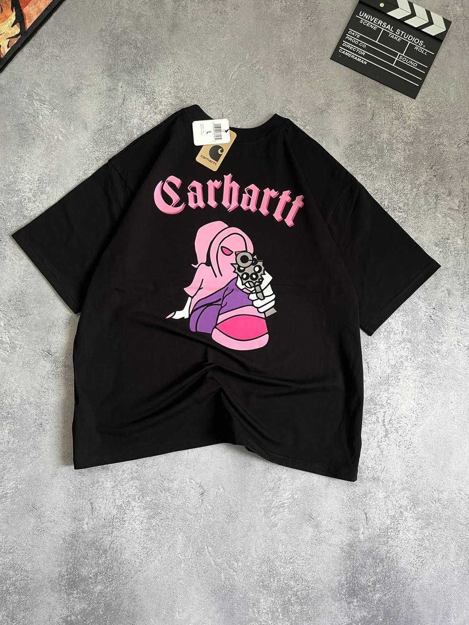 Оверсайз Футболка Кархарт з бірками (Carhartt)