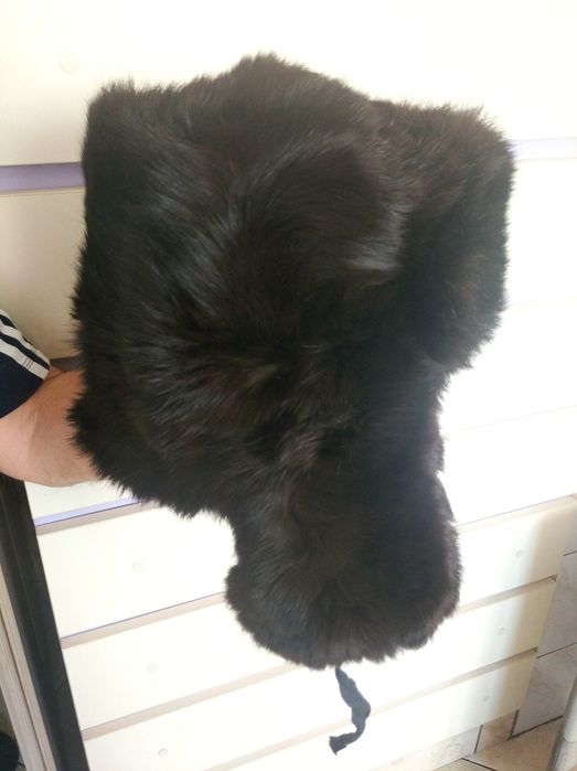 Czapka uchatka typu rosyjska prawdziwe futro