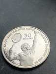 50 dollars 1987 r. Niue Boris Becker srebro lustrzanka