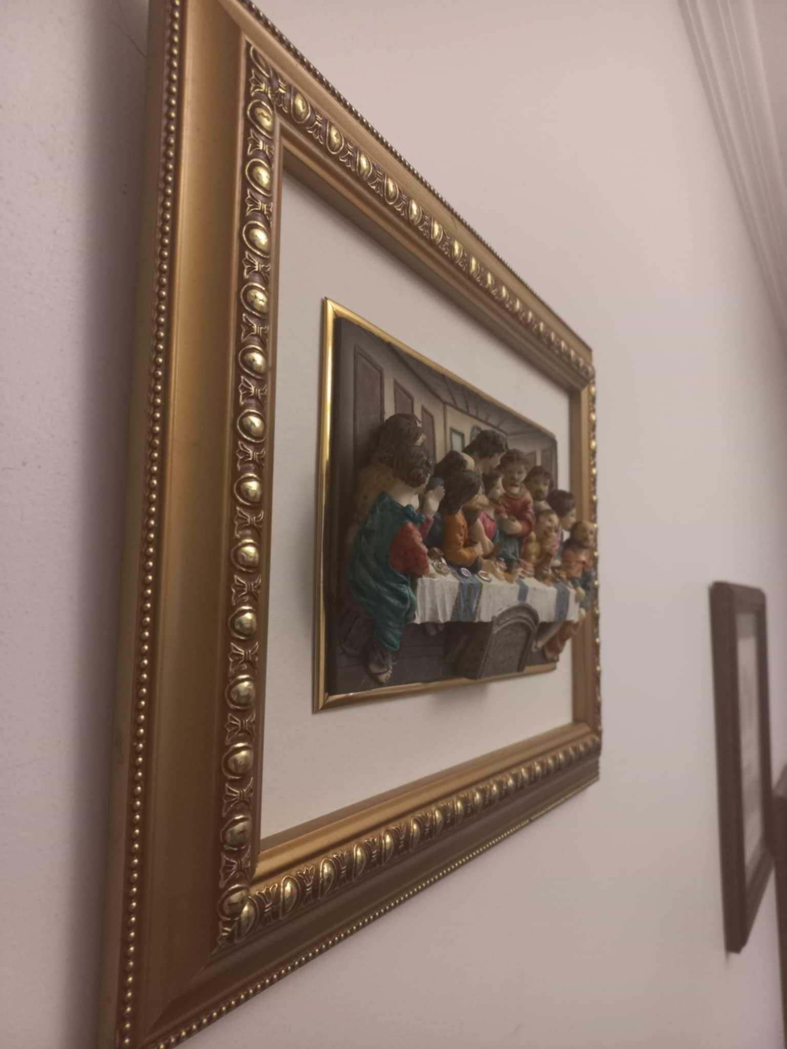 Quadro 3D "A Última Ceia"