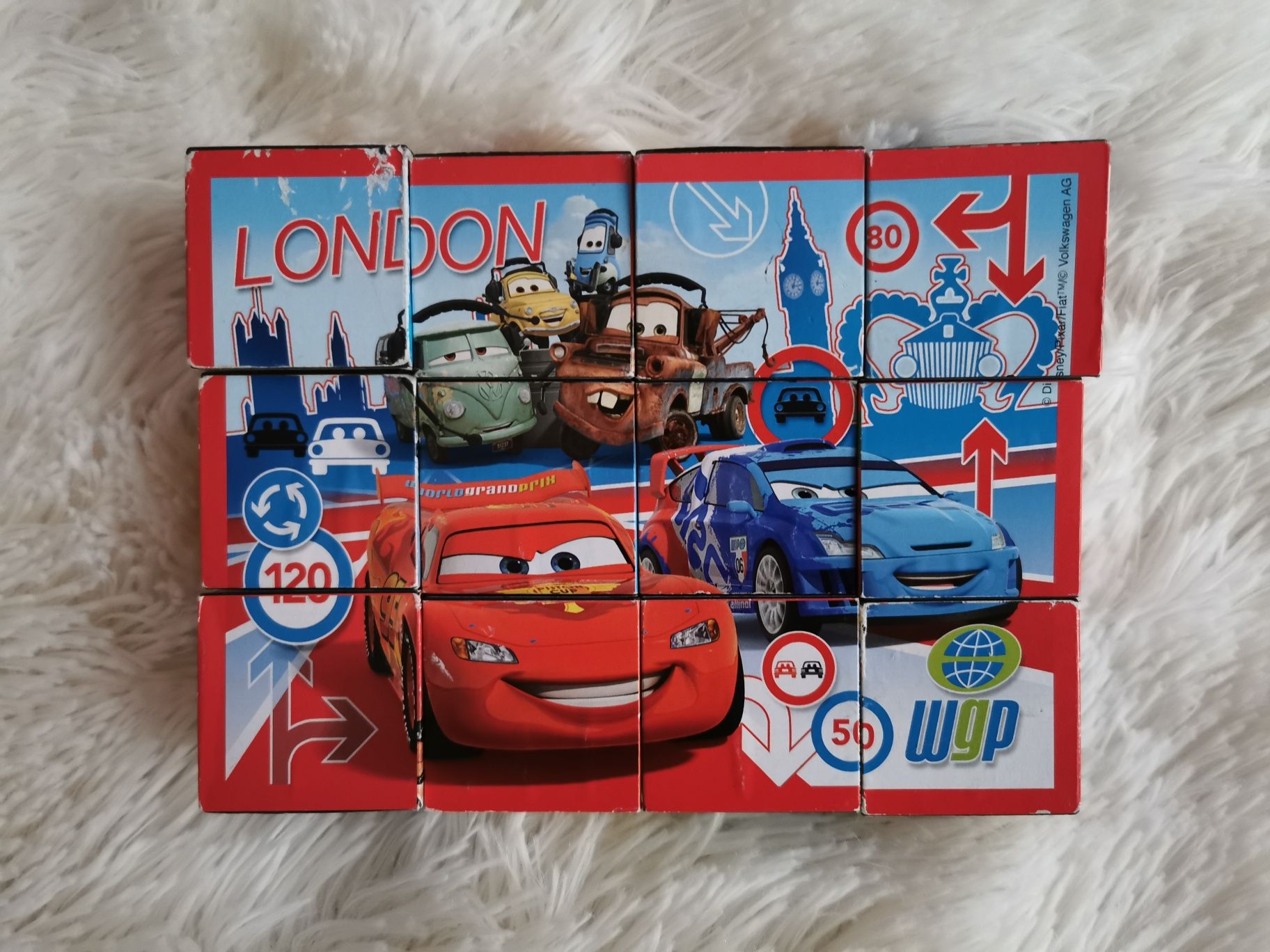 Klocki obrazkowe CARS Disney