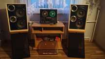 Magnetofon szpulowy Dama Pik Hi Fi UNITRA ZRK M 2403 SD + kolumny.