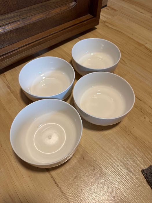 Zestaw 4 porcelanowych misek MALACASA klasyka funkcjonalność 500ml