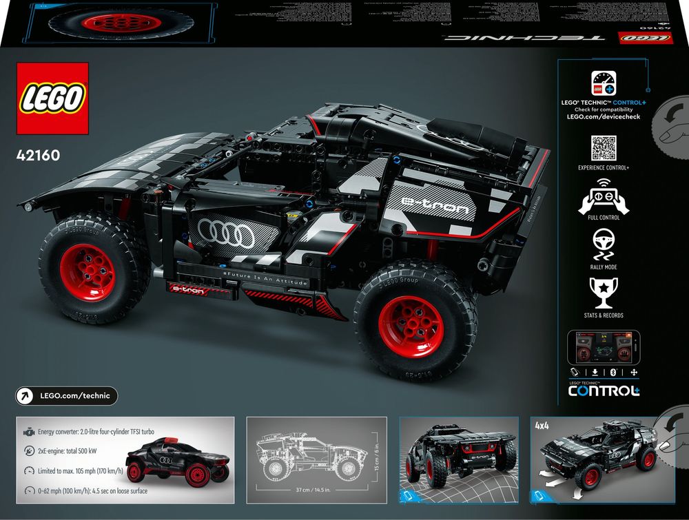 Конструктор LEGO Technic Audi RS Q e-tron​ (42160) лего