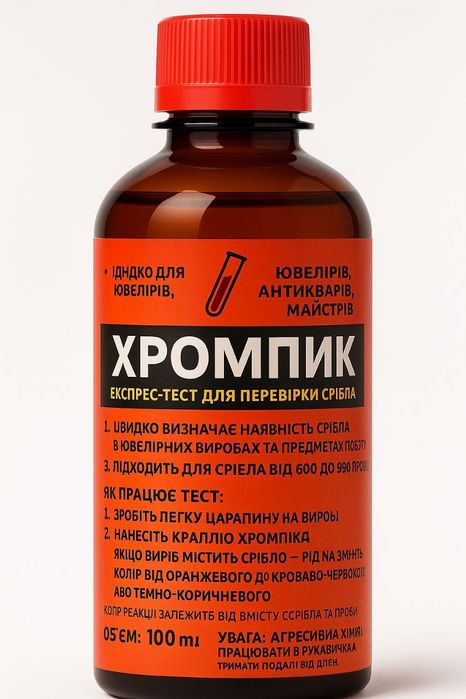 Хромпік реактив для перевірки срібла