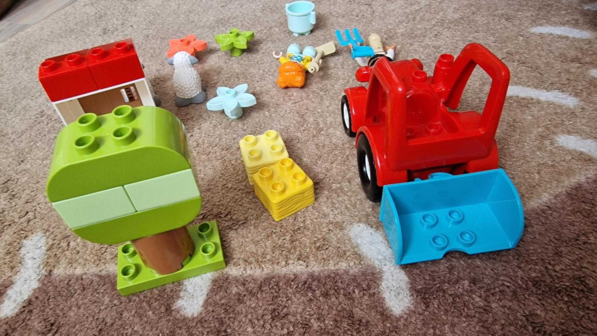 LEGO Duplo 10950 Traktor i zwierzęta gospodarskie KOMPLET B.DOBRY STAN