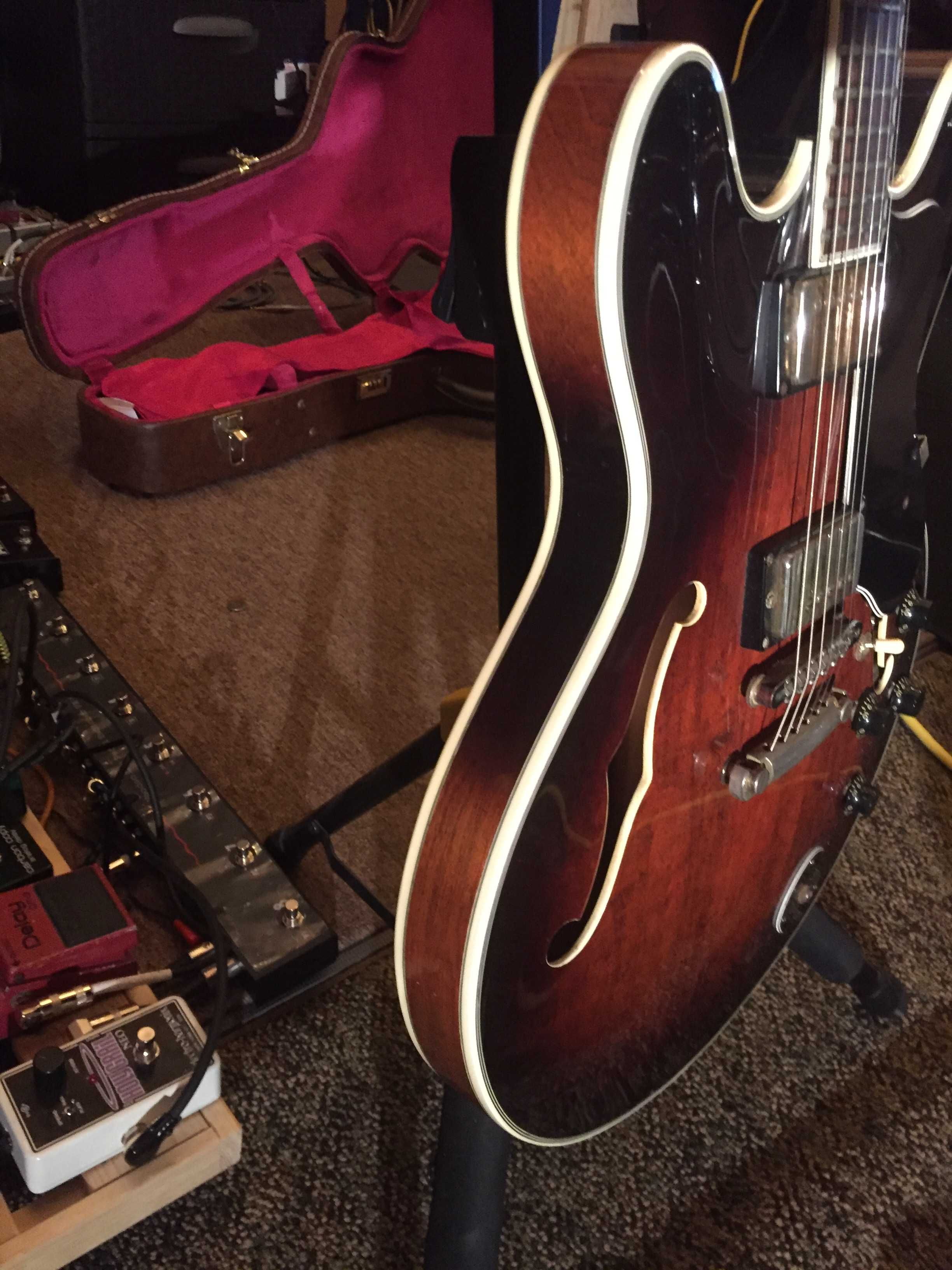 Epiphone Sheraton 1980's Sunburst Japonesa