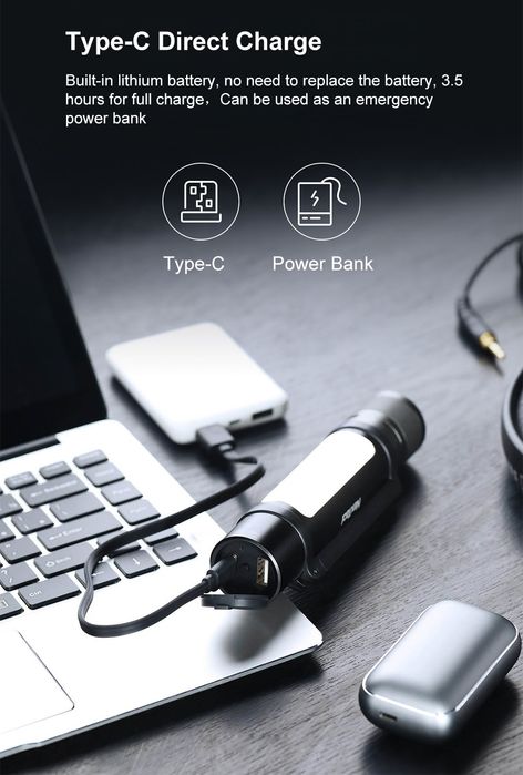 Оригінал! Ліхтарик xiaomi nextool 6 in 1 , Power Bank на 2600 мАч, НОВ