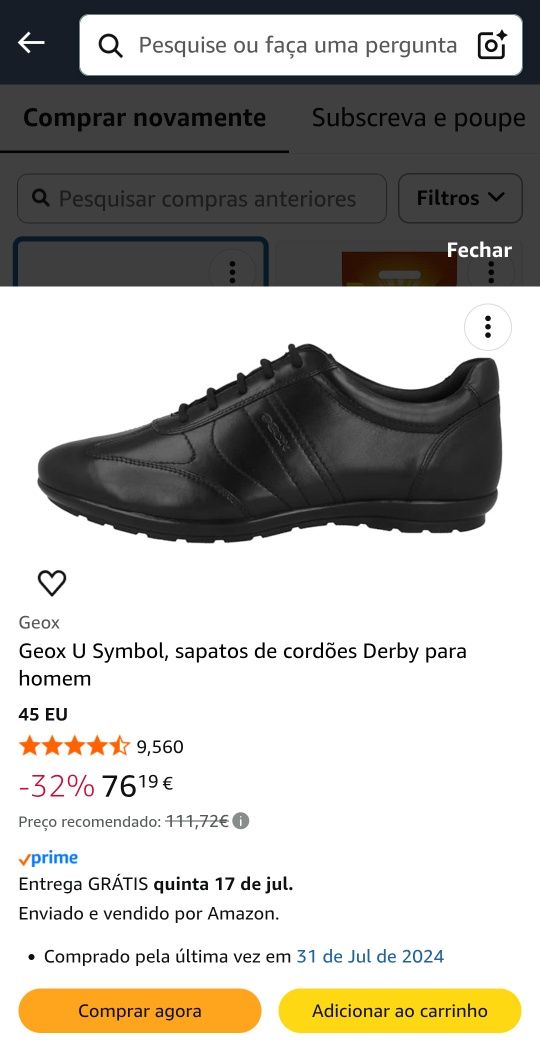 Geox U Symbol - Sapato Homem