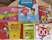 Livros diversos conteúdos 1º ciclo