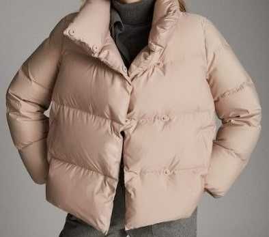 Massimo Dutti  -  Blusão de plumas naturais