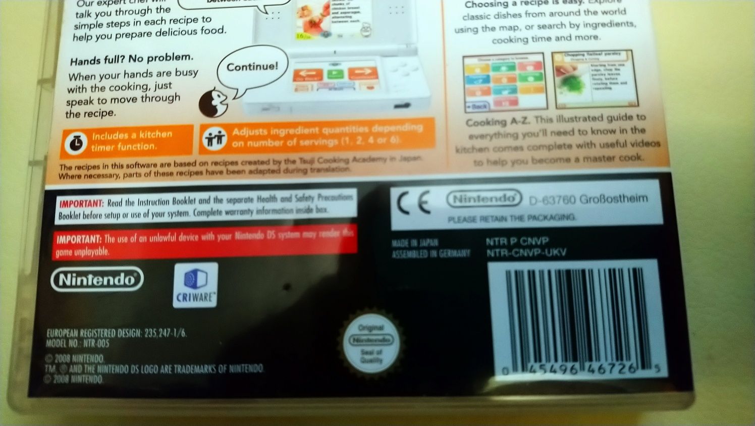 Nintendo DS Coocing Guide