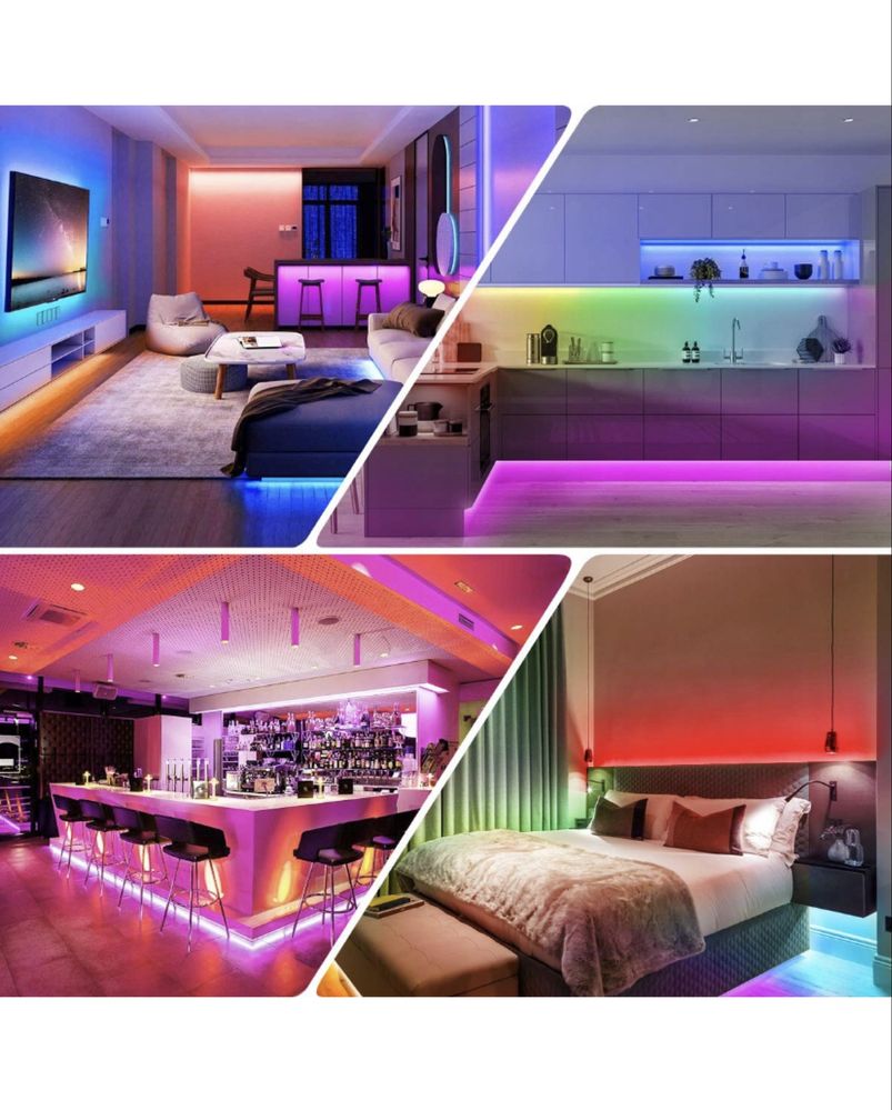 Taśma LED RGB 5m Wodoodporna