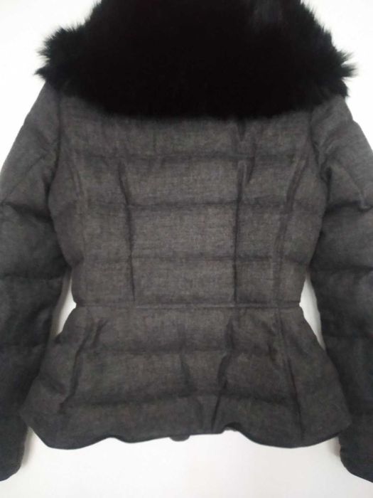 Пуховик зимова жіноча куртка косуха на пуху miralba, розмір s.