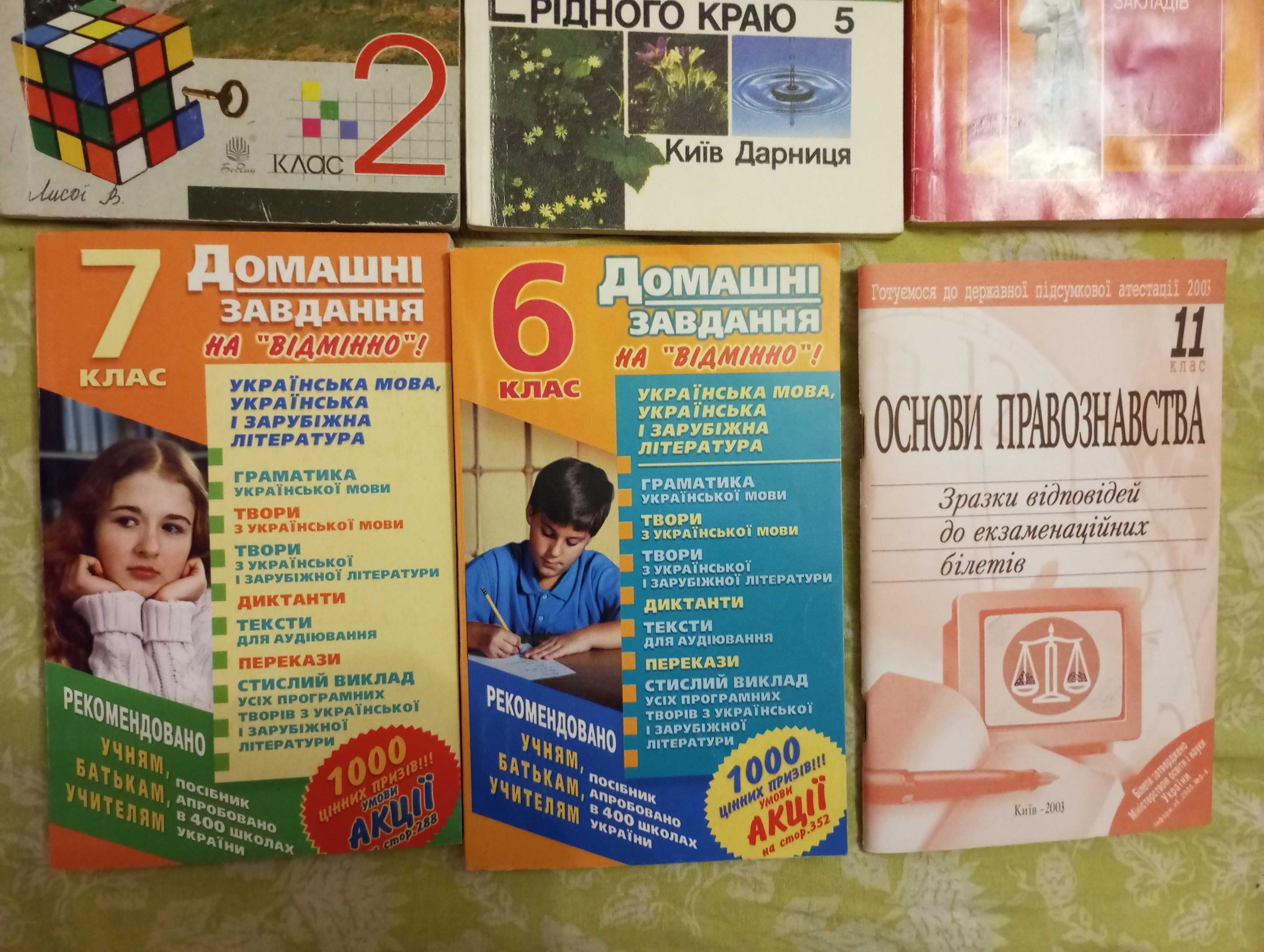 Українська література географія історія мова математика