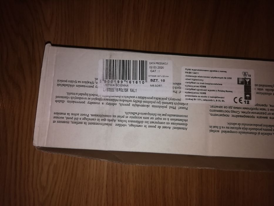 Tubądzin Steel 15 Połysk Listwa 60,7x5 Gat 1