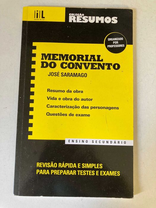 Livro - Resumos do Memorial do Convento (ctt editorial grátis)