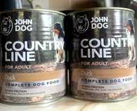 Karma mokra dla psa Country Line kaczka John Dog 2x800g