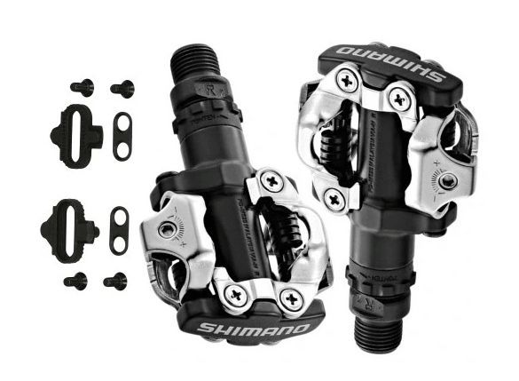 Pedały Shimano SPD PD-M520 Czarne + bloki Oryginał