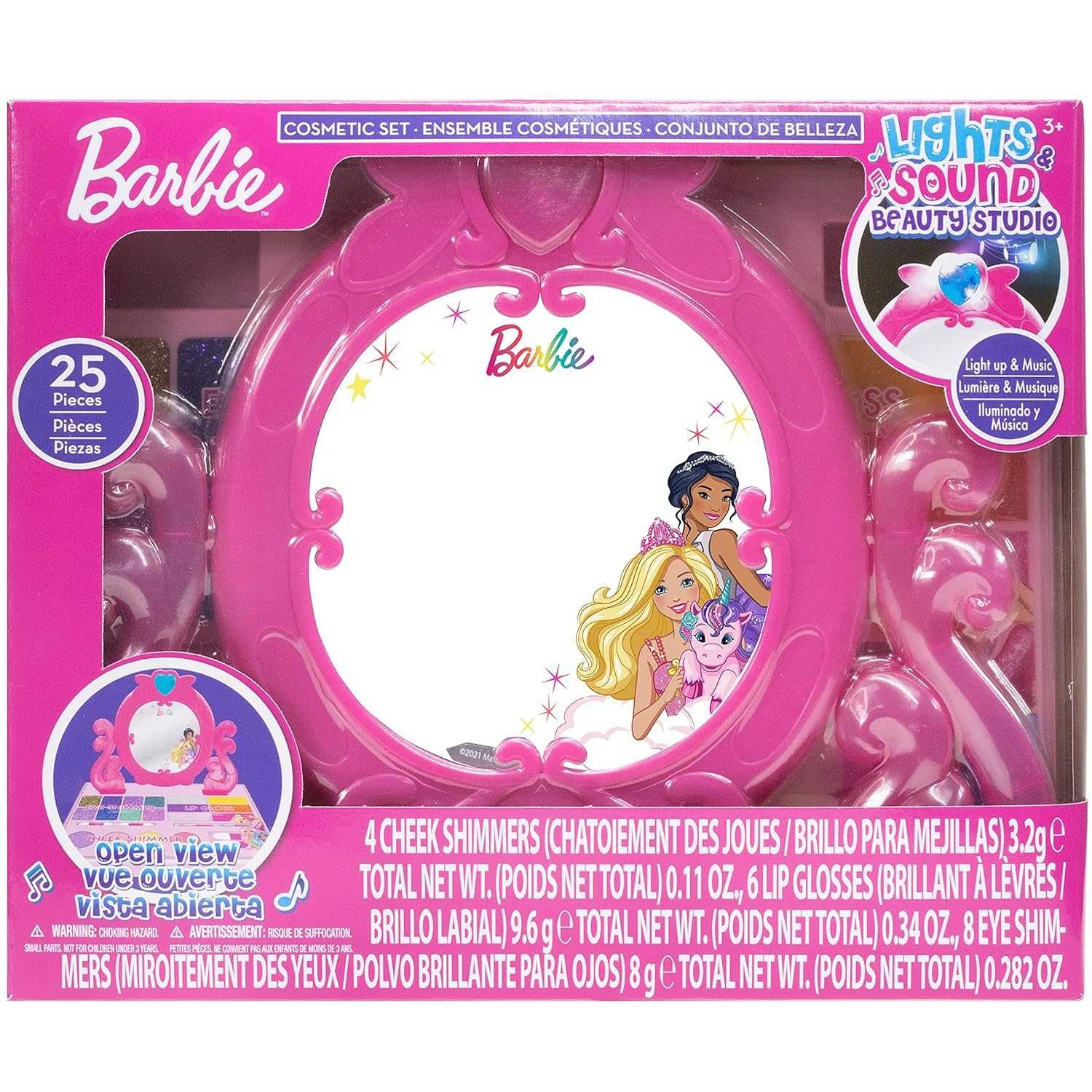 Набор детской косметики подсветкой и музыкой Барби Barbie Townley Girl