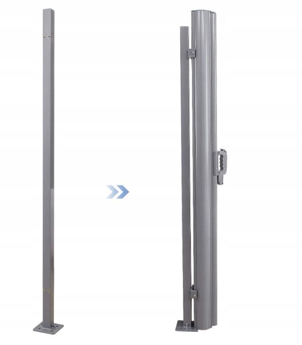 Songmics Słupki Do Skrzynek Markizy, Drążek Mocujący Gsa002