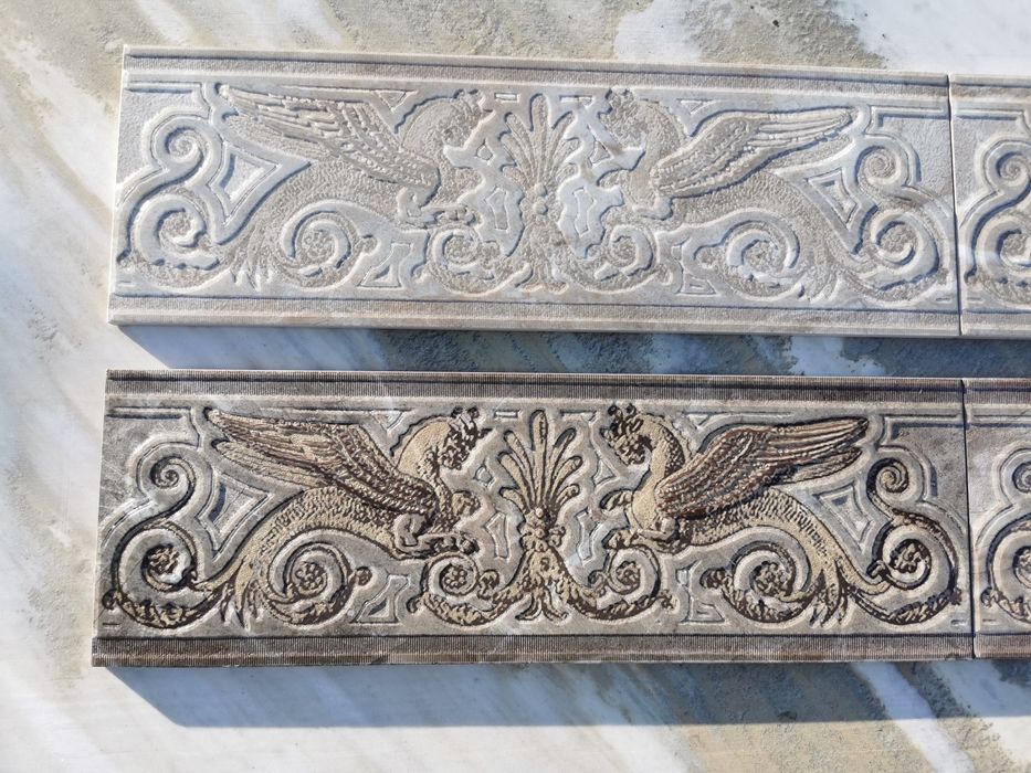 Włoska Liswa Dekoracyjna gresowa 16.5x50 Cisa Ceramica Gryf