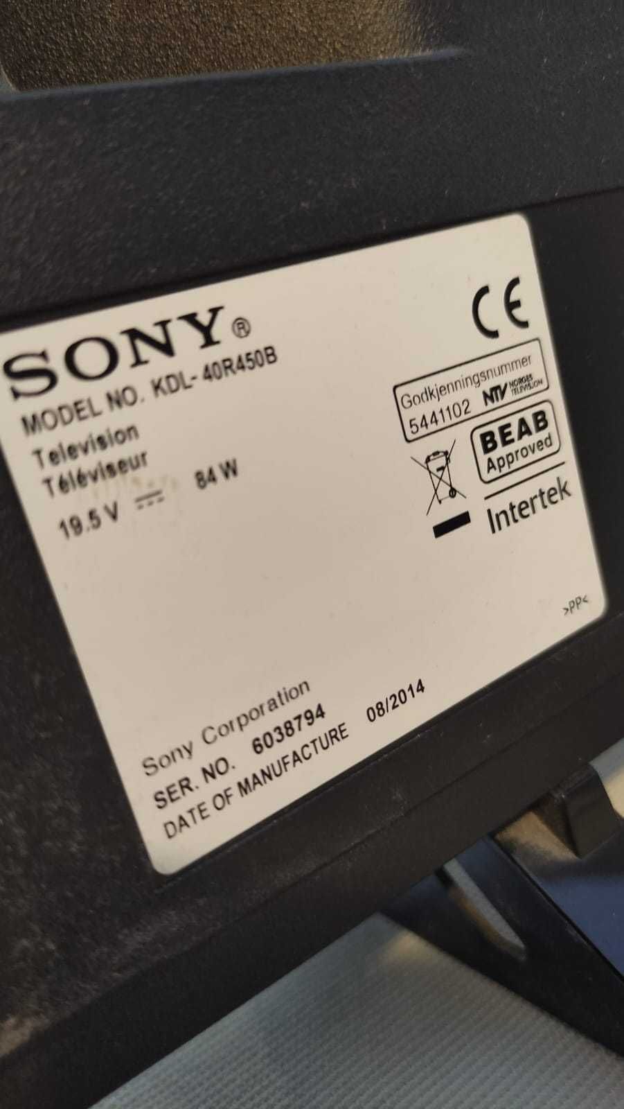 Telewizor TV Sony 40 cali KDL-40R450B