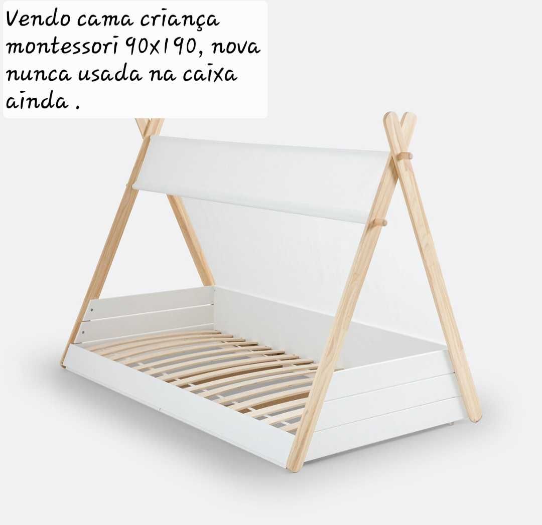 Cama infantil montessori 90x190