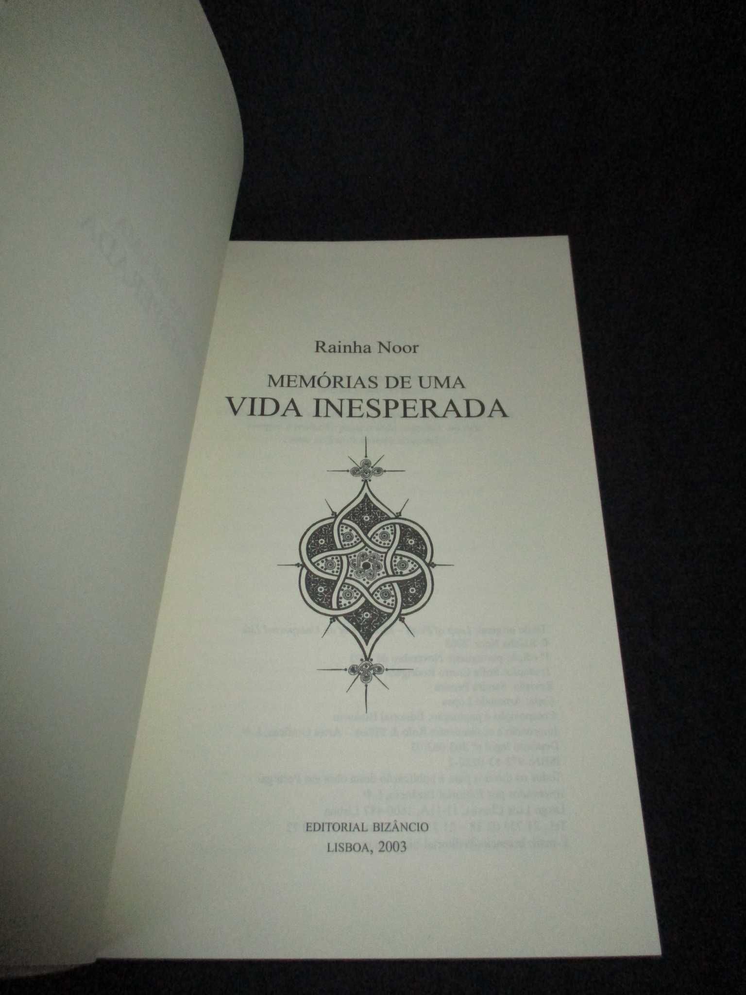 Livro Rainha Noor Memórias de uma Vida Inesperada