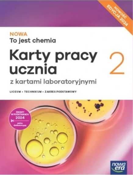 Karty pracy To jest chemia 2 ZP Nowa Era Edycja 2024