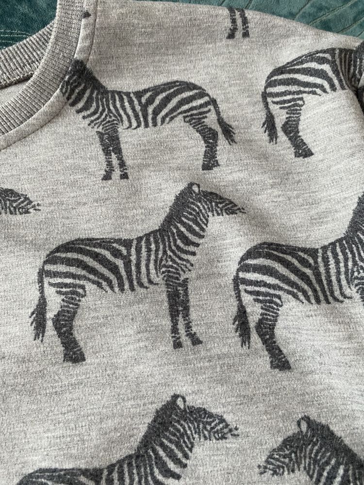 Bluza w zebry M ściągacze