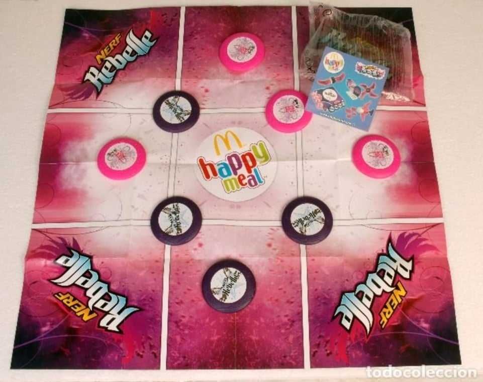 Kolekcjonerska gra NERF Rebelle edycja McDonald's happy meal