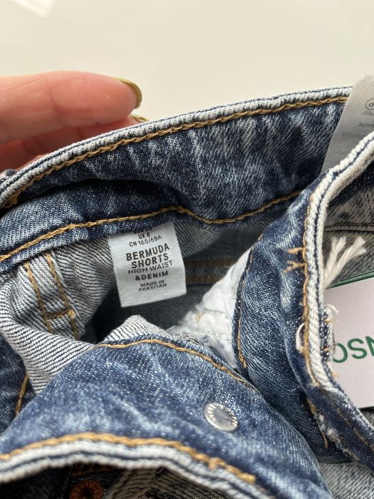 Джинсові шорти бермуди H&M, розмір 36 UK8 шорты бермуды