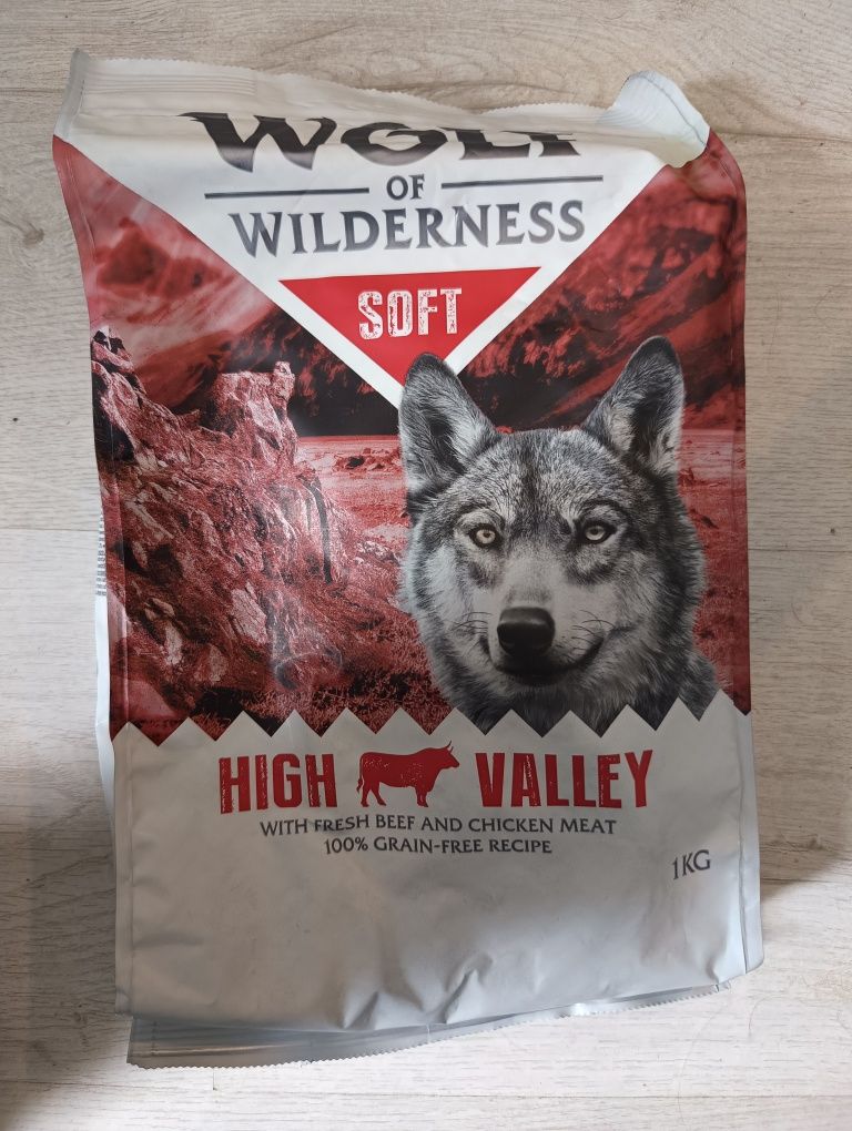Karma dla psa Wolf of wilderness soft z wołowiną