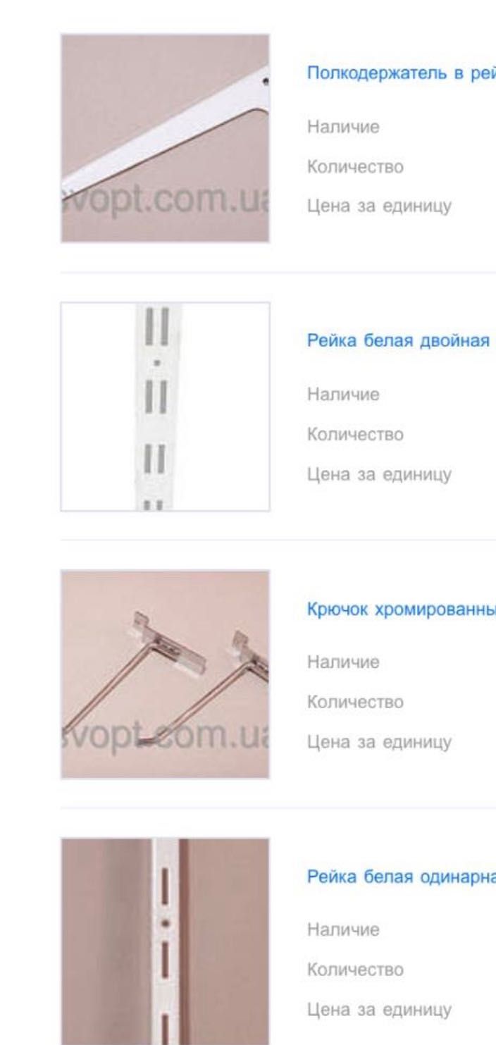 Панель, торговое оборудование