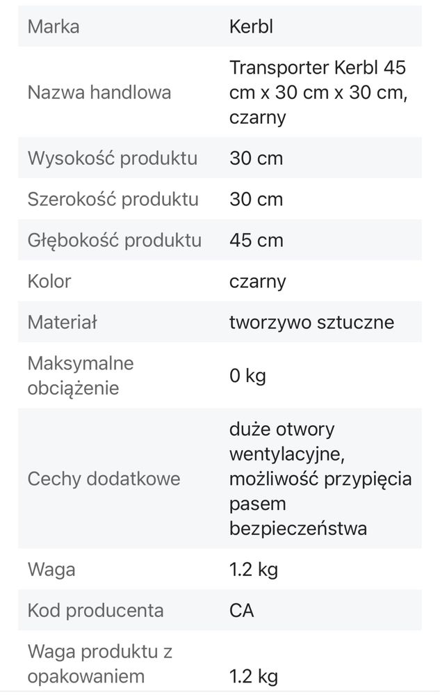 Nowy‼️ Metalowa Kratka / nie zniszczalny Transporter Kerbl. SuperLekki