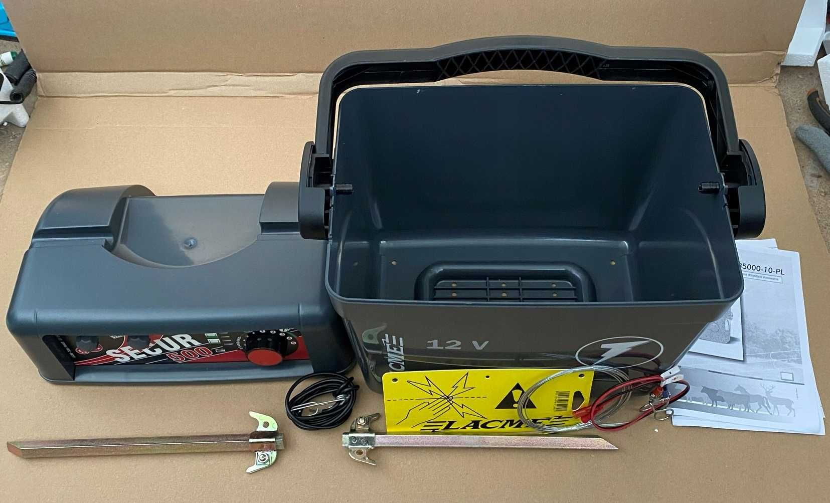 Pastuch elektryczny na bydło SOLARNY elektryzator 6J panel 33W