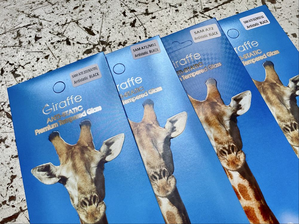 Защитное стекло для Samsung A70 A71 A72 A73 Giraffe скло самсунг