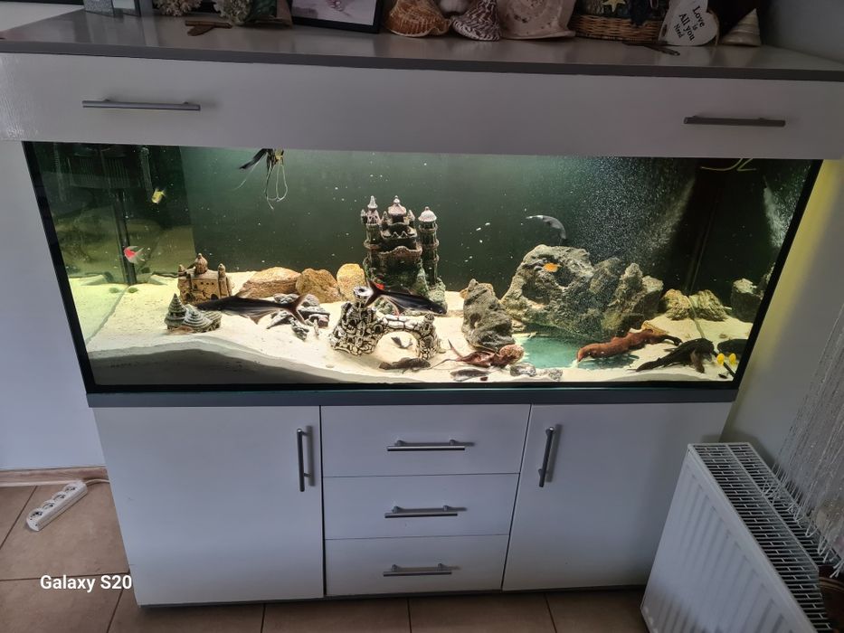 Zestaw akwarium z komodą