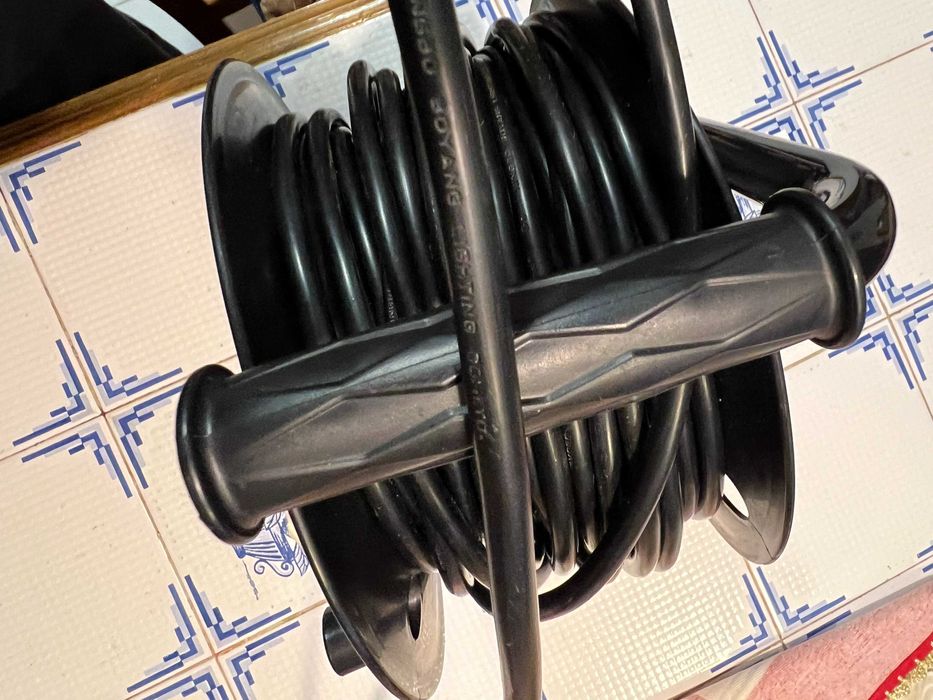 Bobine de Fio 25 mts, de 3*1,5mm, Enrolador com Térmico - NOVO