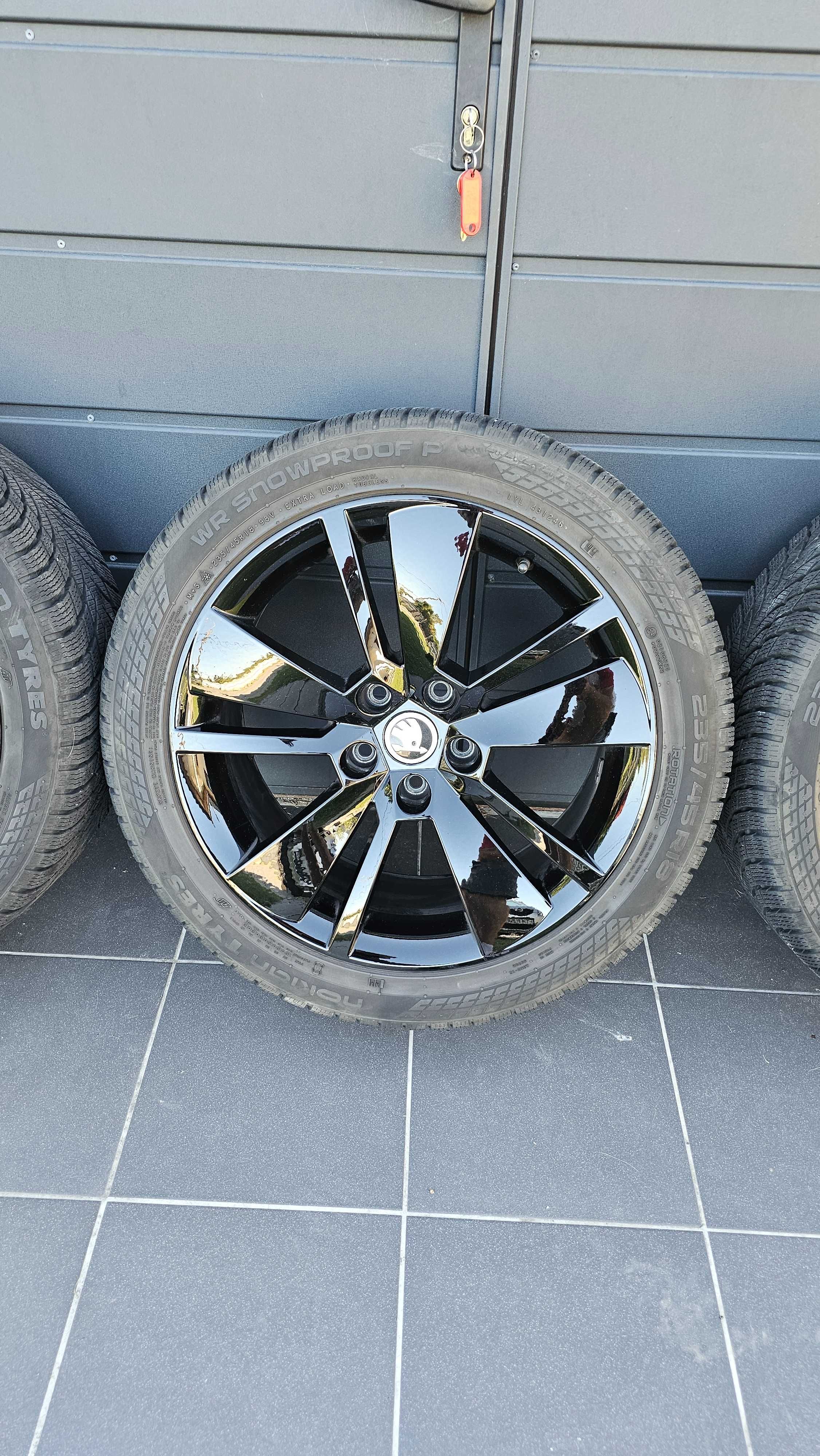 Felgi OE Skoda 5x112 Zenith 18" super stan faktura Superb Octavia