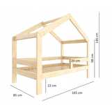Łóżko domek 160 x 80  +materace /2szt