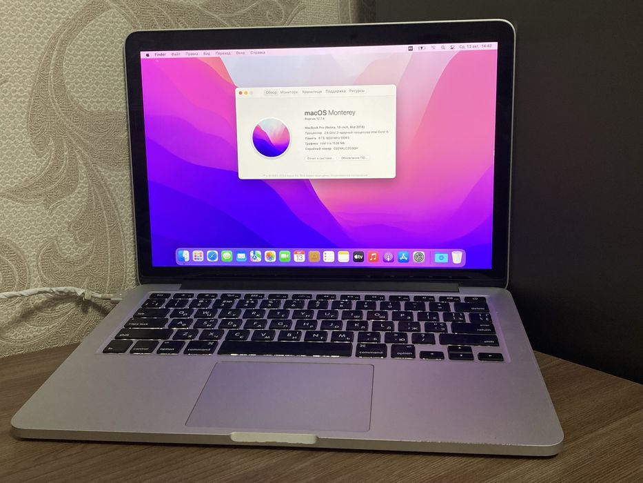 Apple MacBook Pro 13 retina 2014 a1502 core i5 ноутбук