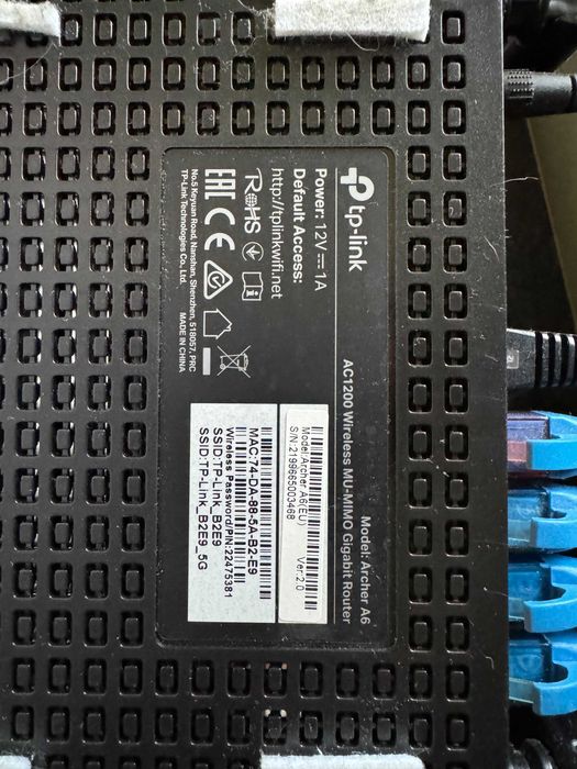 Router TP-Link Archer A6